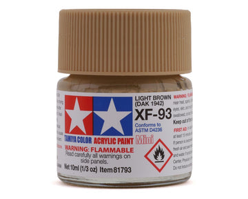 Tamiya XF-93 Light Brown DAK 1942 Acrylic Mini Paint (10ml)