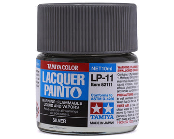 Tamiya LP-11 Silver Lacquer Paint (10ml)