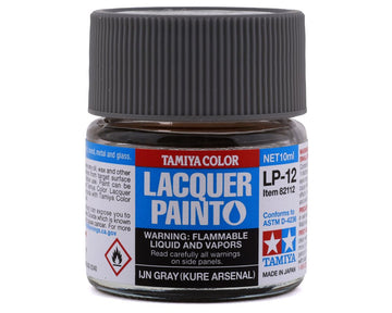 Tamiya LP-12 IJN Kure Arsenal Grey Lacquer Paint (10ml)