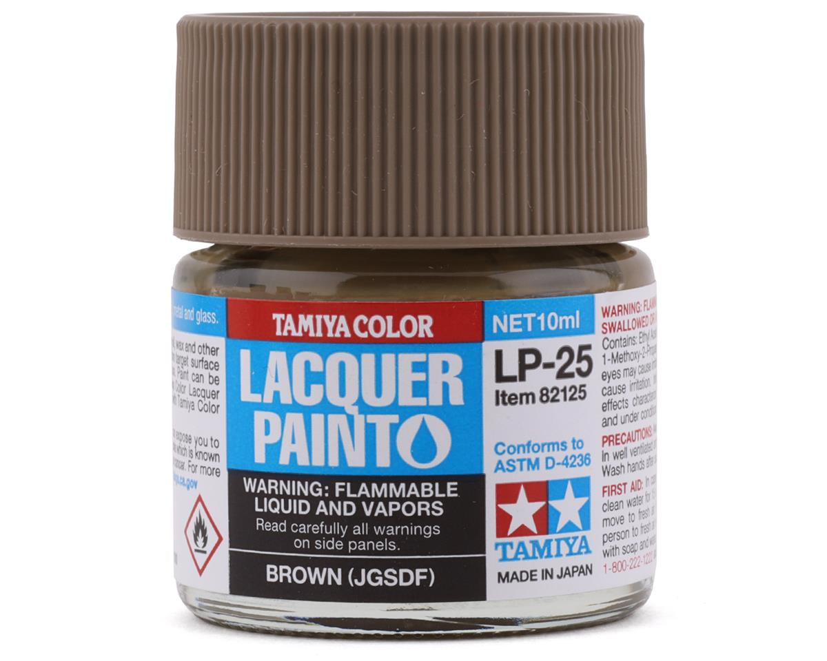 Tamiya LP-25 Brown Lacquer Paint (JGSDF) (10ml)