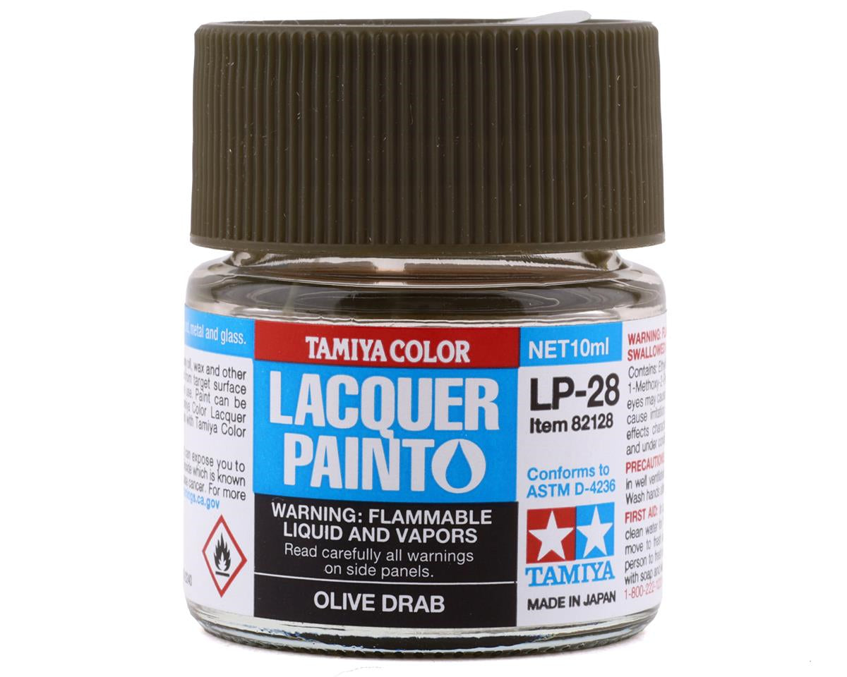 Tamiya LP-28 Olive Drab Lacquer Paint (10ml)