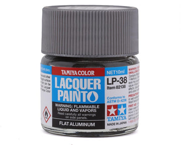 Tamiya LP-38 Flat Aluminum Lacquer Paint (10ml)