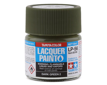 Tamiya LP-56 Dark Green 2 Lacquer Paint (10ml)