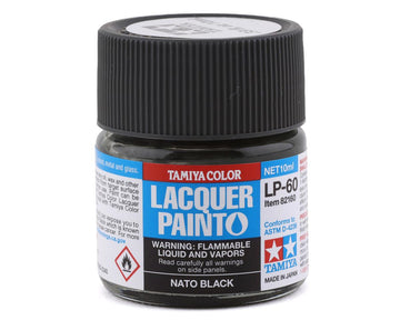 Tamiya LP-60 NATO Black Lacquer Paint (10ml)