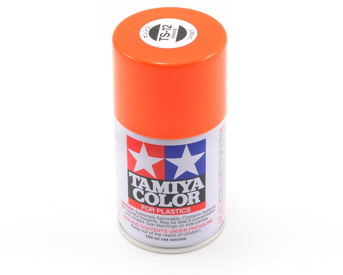 Tamiya TS-12 Orange Lacquer Spray Paint (100ml)