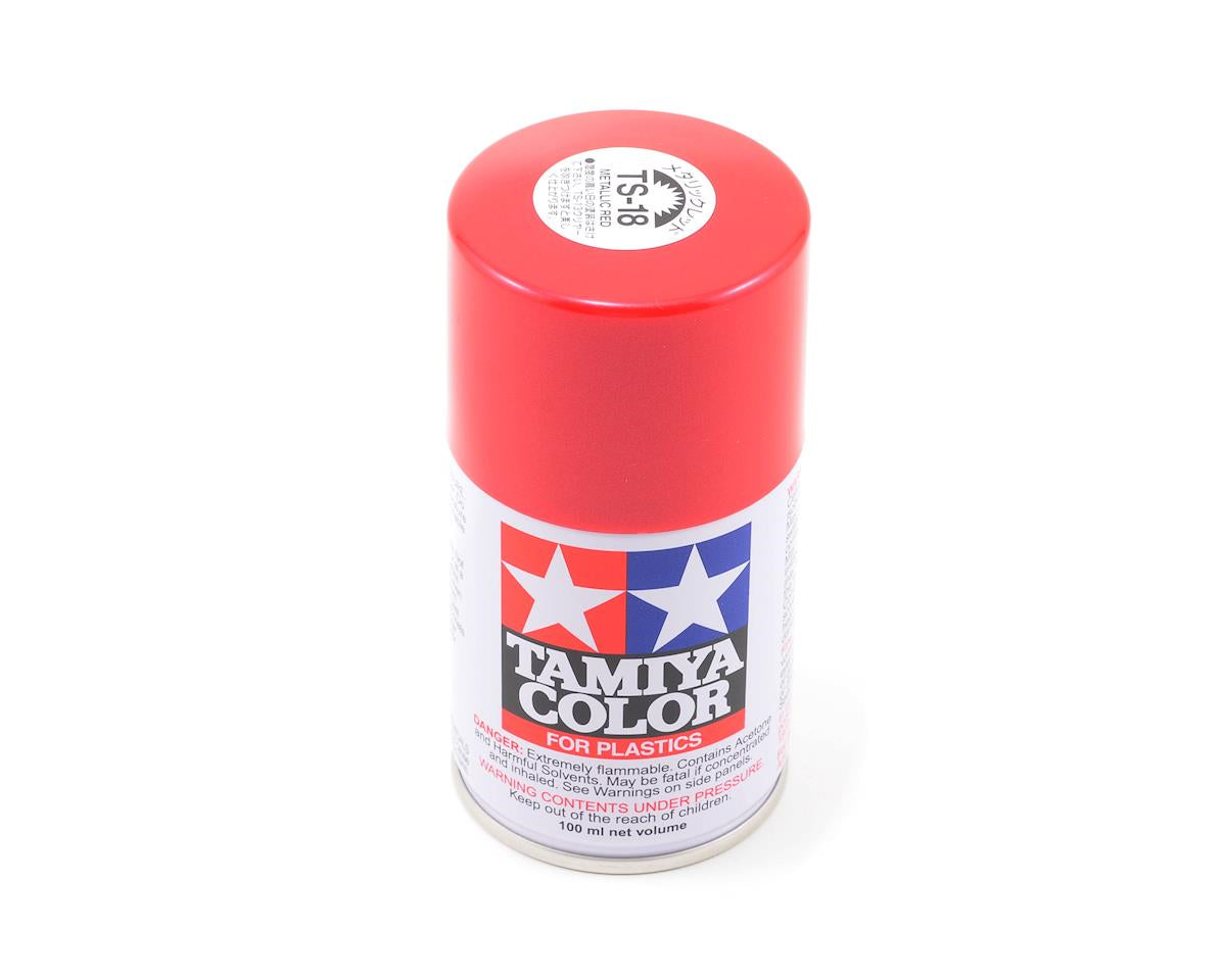 Tamiya TS-18 Metallic Red Lacquer Spray Paint (100ml)