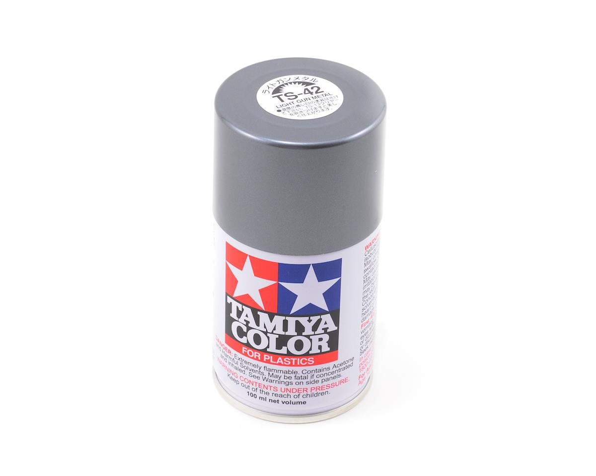 Tamiya TS-42 Light Gun Metal Lacquer Spray Paint (100ml)