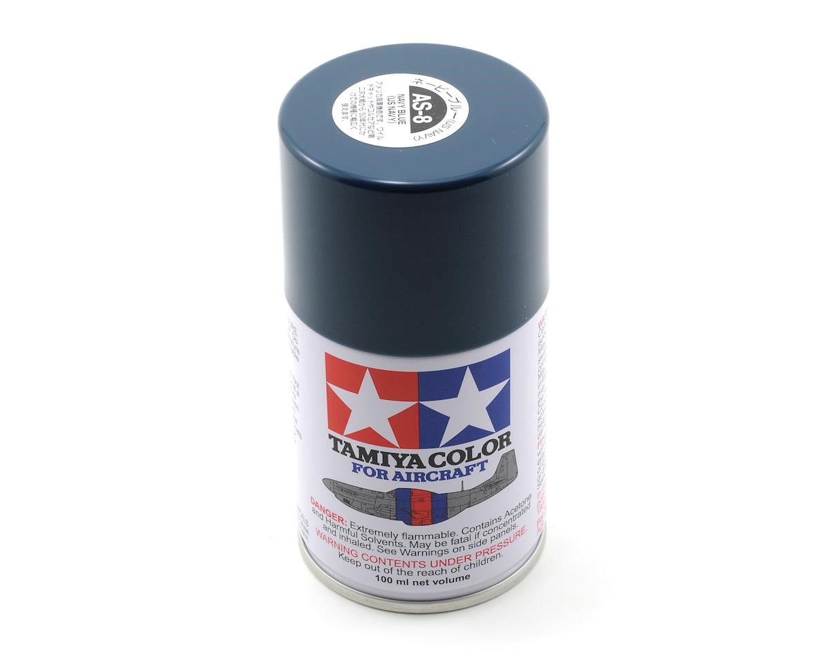 Tamiya AS-8 USNAVY Navy Blue Aircraft Lacquer Spray Paint (100ml)