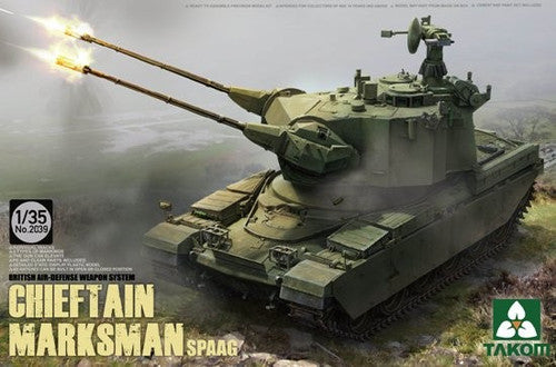 British Air-Defense Weapons System Chieftain Marksman SPAAG Tank