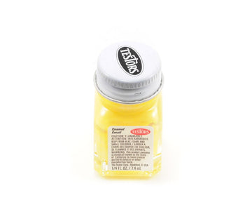 Testors Light Yellow Enamel Paint 1/4oz