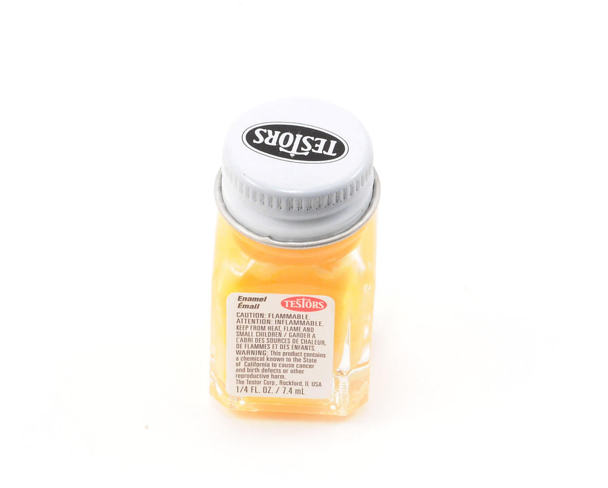 Testors Yellow Enamel Paint (1/4oz)