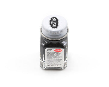 Testors Flat Black Enamel Paint (1/4oz)