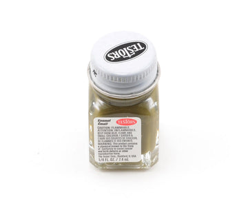 Testors Flat Olive Enamel Paint 1/4oz