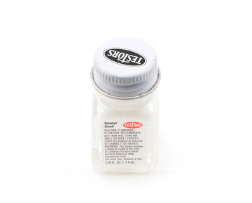 Testors Flat White Enamel Paint (1/4oz)