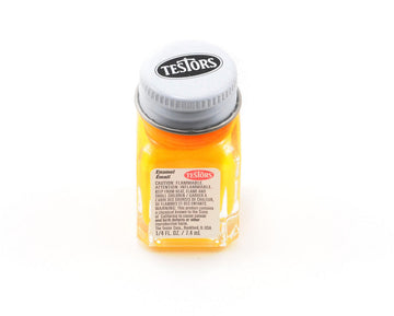 Testors Flat Yellow Enamel Paint (1/4oz)