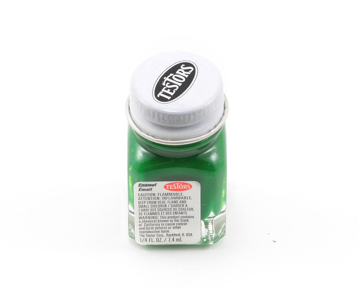 Testors Flat Green Enamel Paint 1/4oz