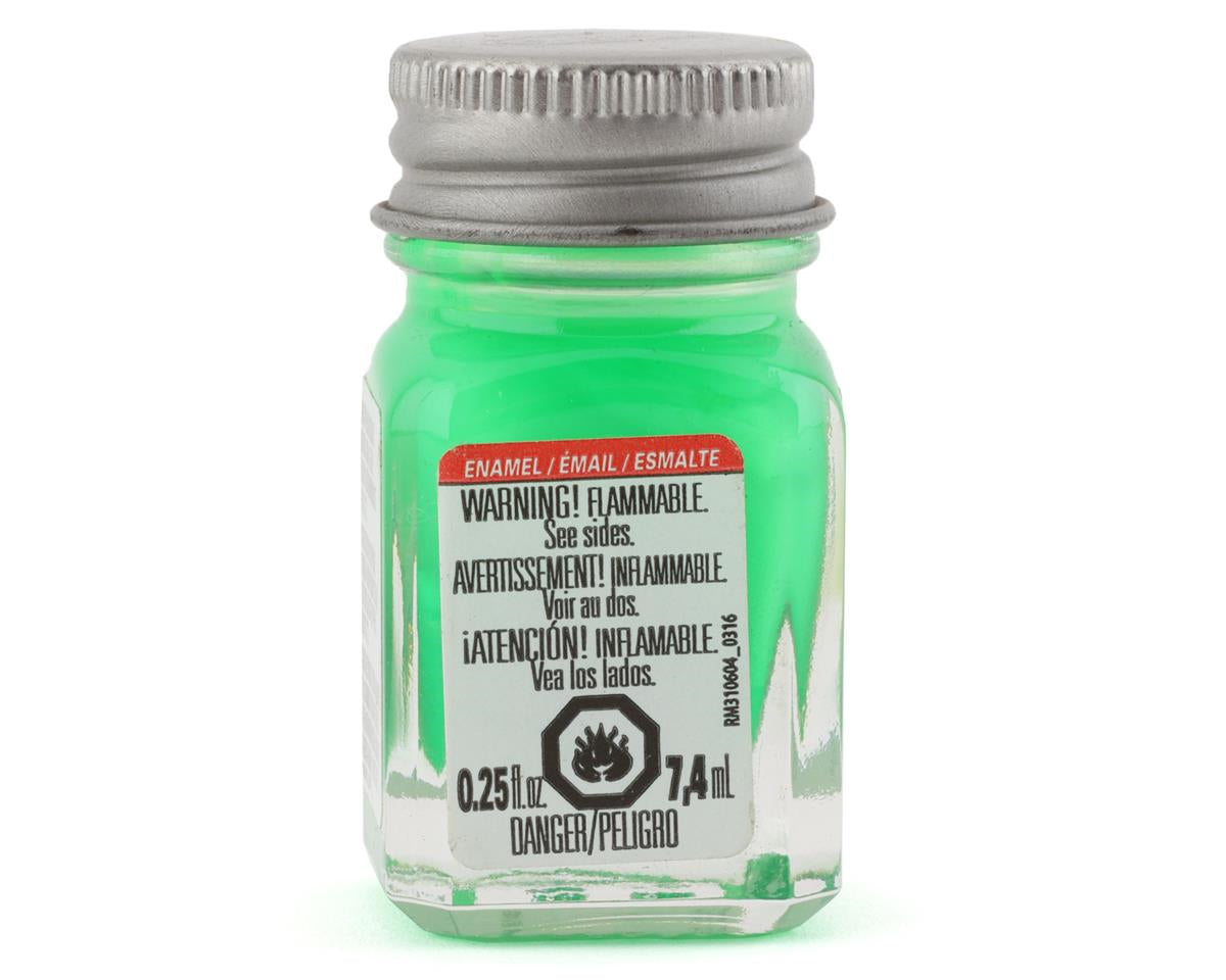 Testors Green Fluorescent Enamel Paint (1/4oz)