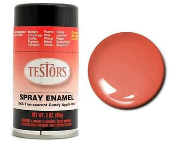 Testors Spray 3 oz Candy Apple Red