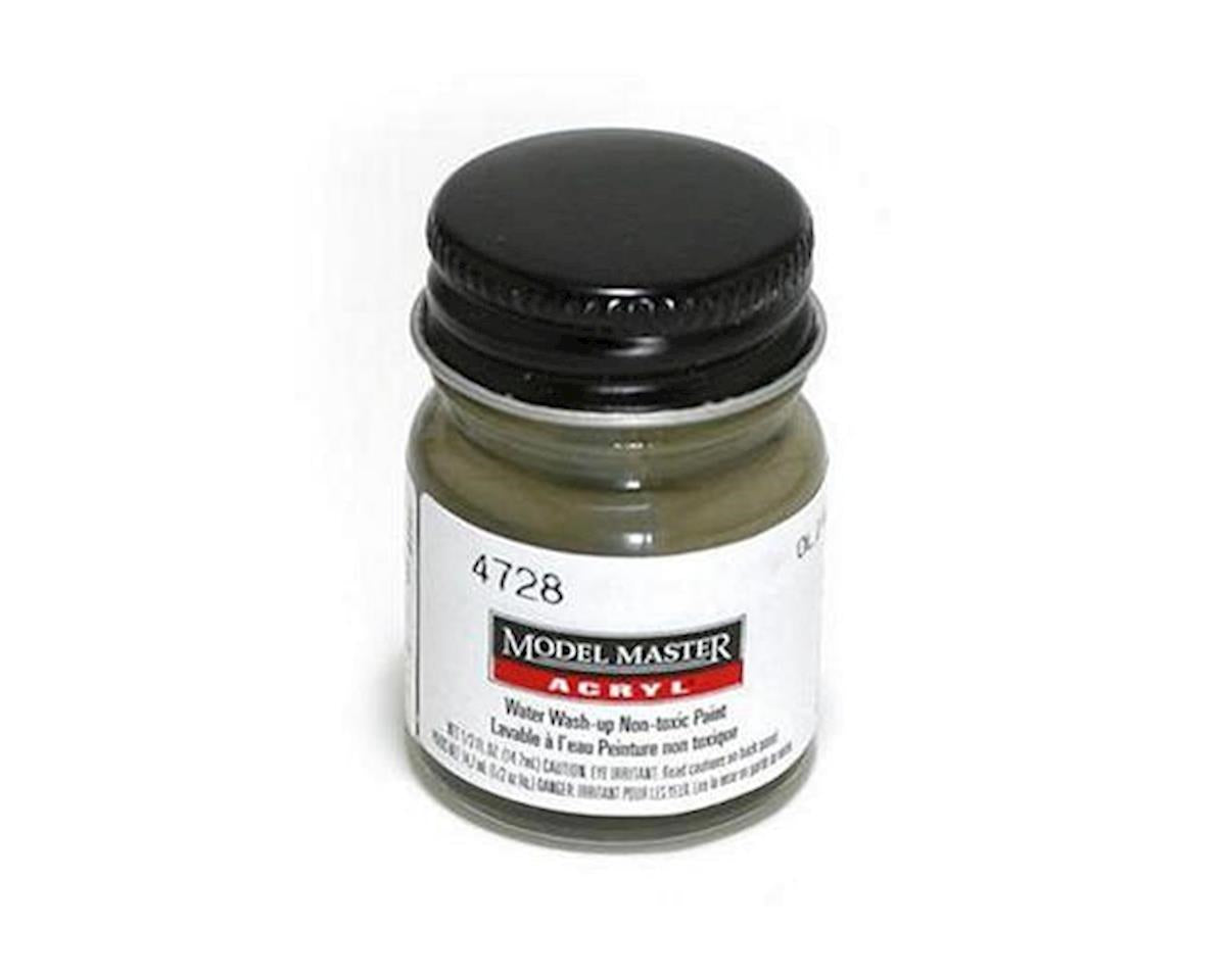 Testors Acryl Flat 1/2oz Olive Drab