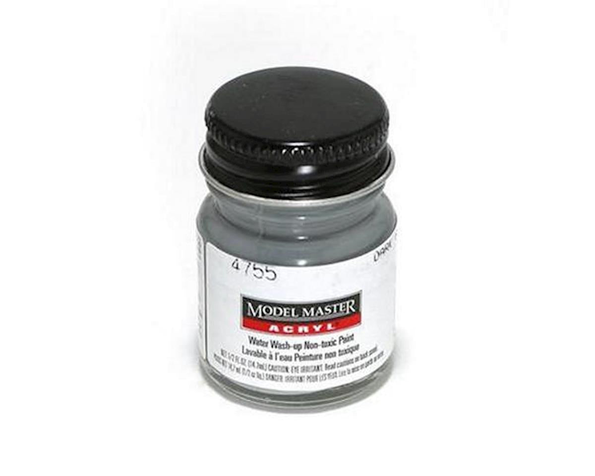 Testors Acryl Flat 1/2oz Dark Gull Gra