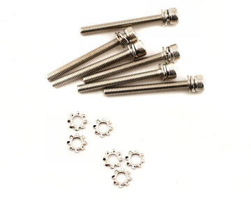 Traxxas Screws, 3x28mm cap-head machine (hex drive) (6)/ 3x6mm ELW (6)