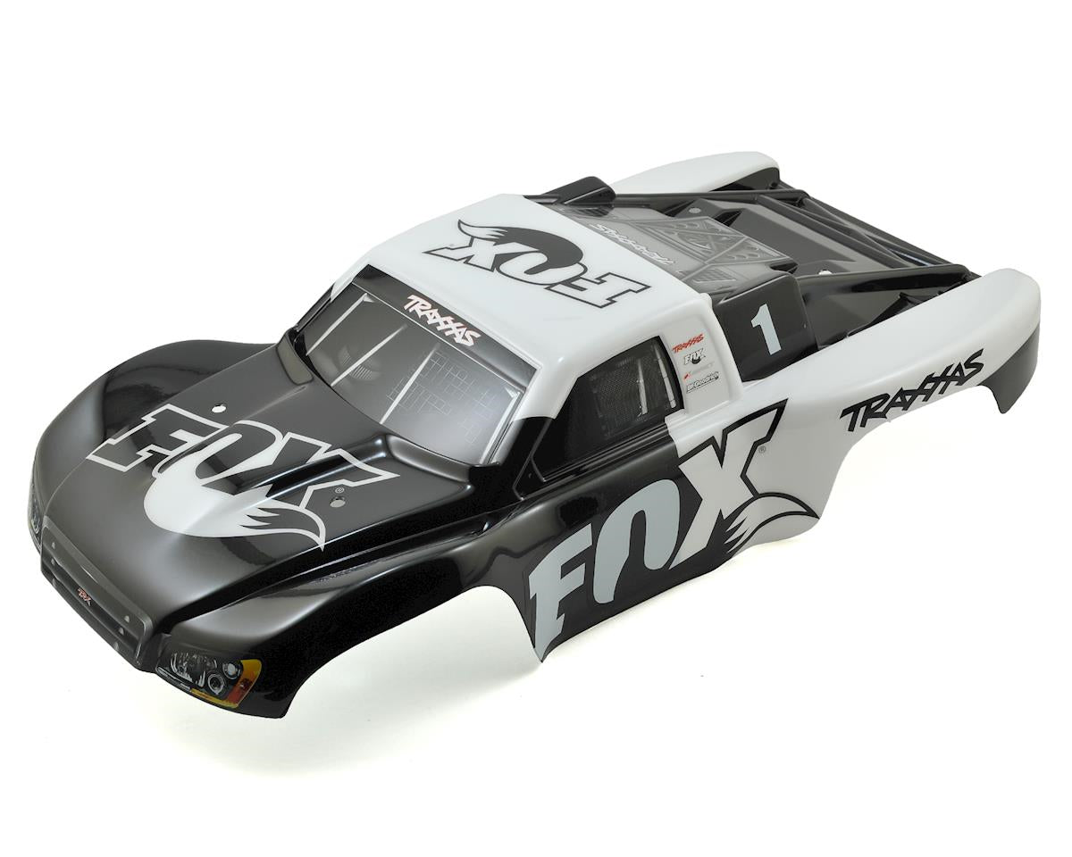 Traxxas Slash Fox Pre-Painted Body (White/Black)