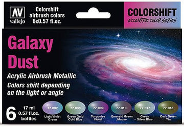 Galaxy Dust Colorshift Metallic Paint Set (6 Colors)