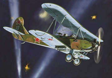 WWII Soviet Po-2 Bomber BiPlane (Snap Kit) 1/144